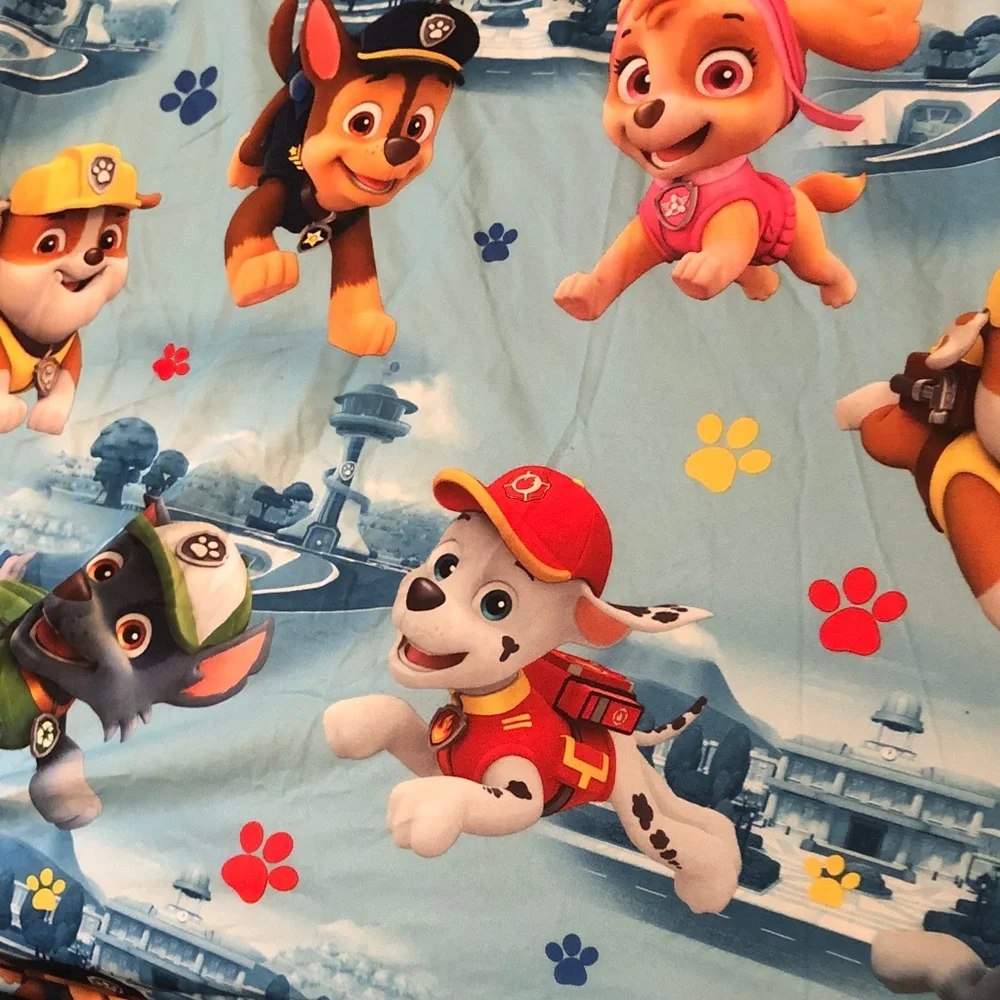 Paw Patrol Kids Bedding - Blue with Multicolor Pups